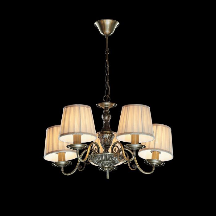 Люстра "Ливия" 5 ламп 60W Е14 бронза