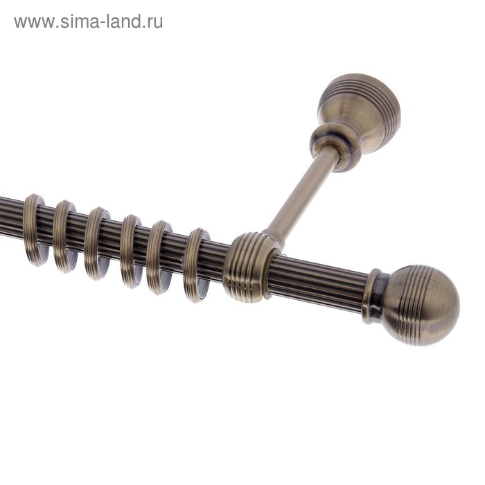 

Карниз d=2 см, цвет старое золото, длина 180 см