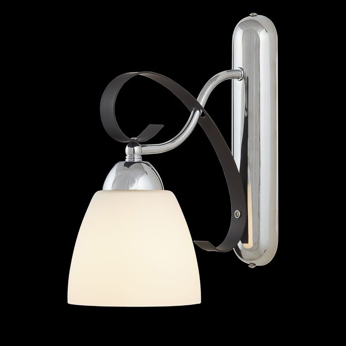 Бра "Агнесс" 1 лампа 60W Е27 хром/черный