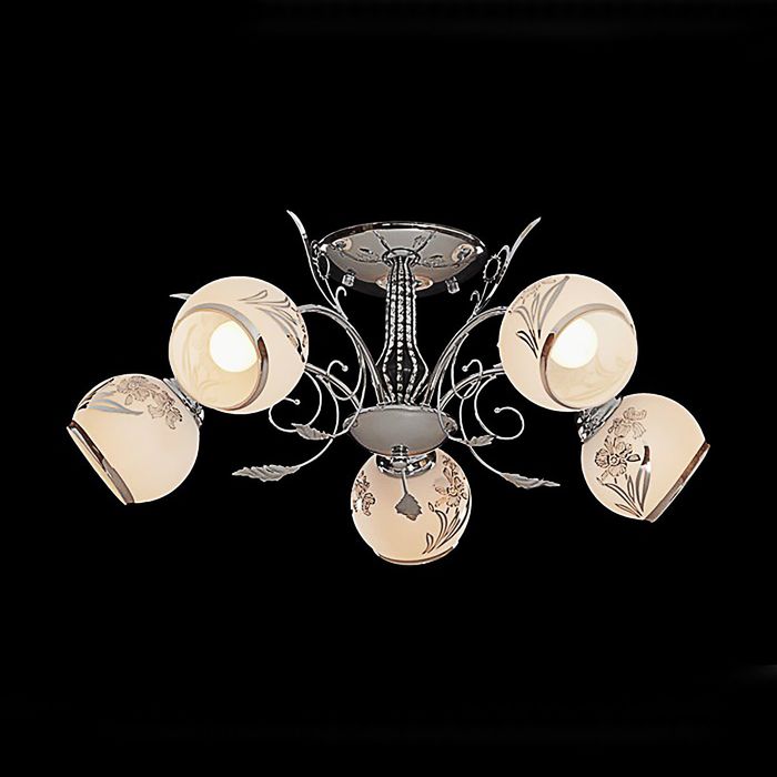 Люстра "Талия" 5 ламп 60W Е27 хром