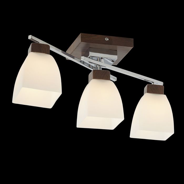 Люстра "Абсент" 3 лампы Е27 Brown