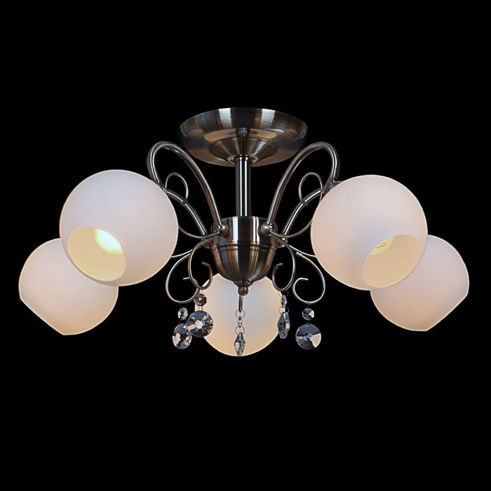 Люстра "Лигея" 5 лампа 60W Е14 античная бронза