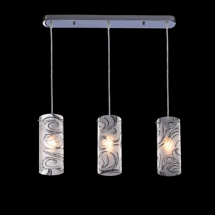 Люстра "Вьюга" 3 лампы 60W Е14 хром