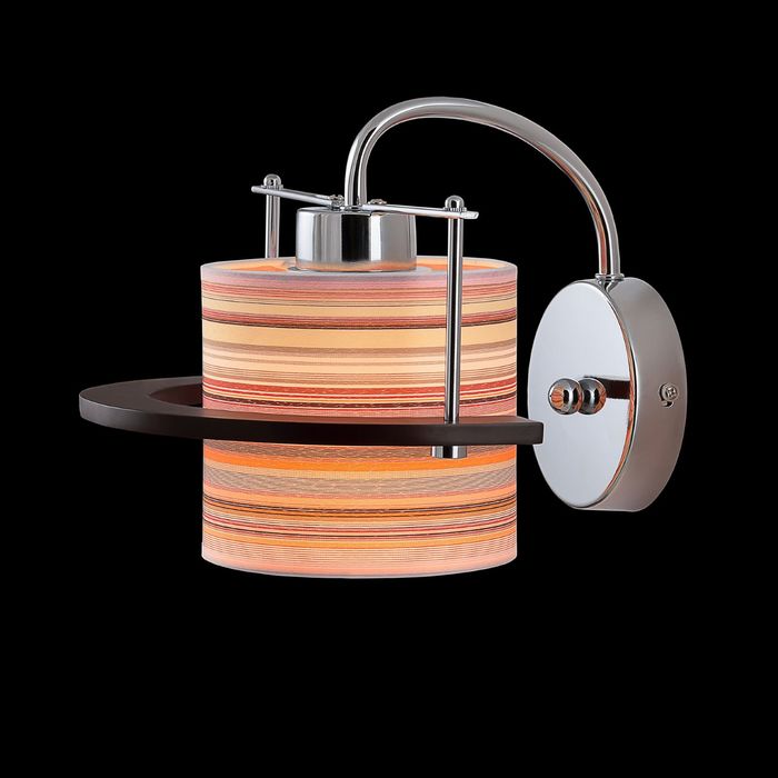 Бра "Веста" 1х60W Е27 хром, черный