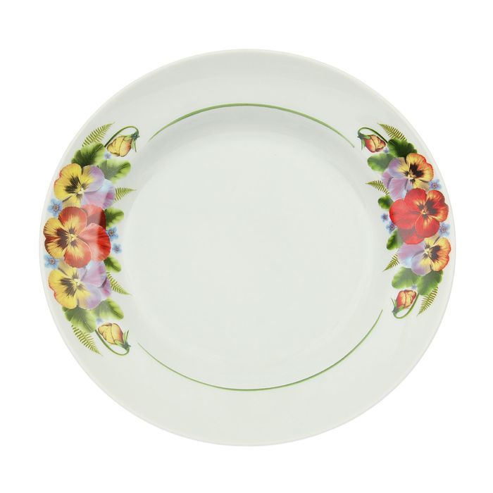 Тарелка мелкая 24 см "Идиллия. Фиалка"