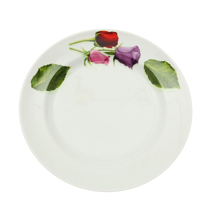 Тарелка мелкая 26,5 см "Идиллия. Королева цветов"