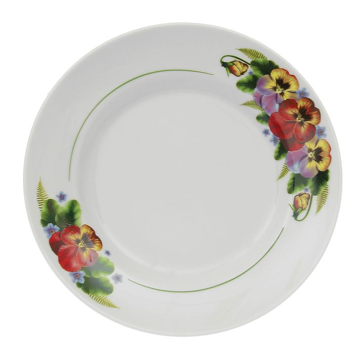 Тарелка мелкая 20 см "Идиллия. Фиалка"