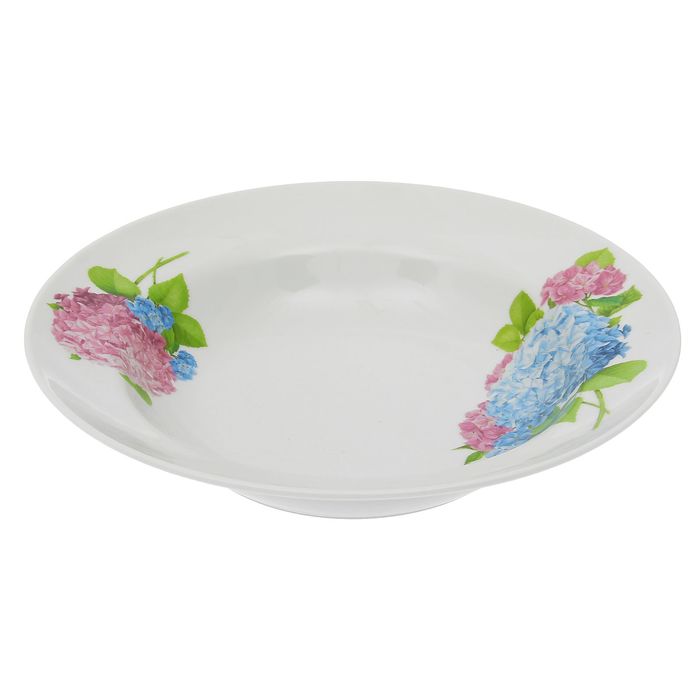 Тарелка глубокая 24 см "Идиллия. Гортензия", 500 мл