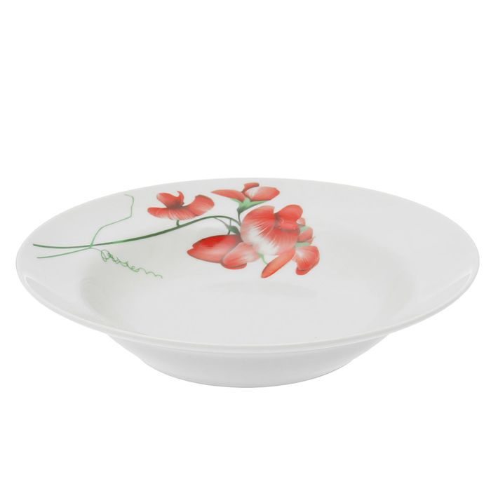 Тарелка глубокая 24 см "Идиллия. Рубин", 500 мл