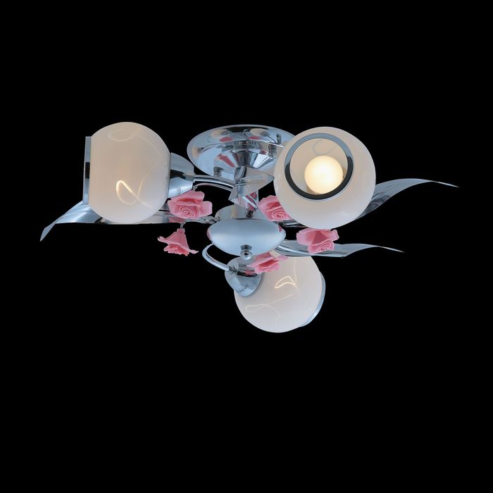 Люстра "Нимфа" 3 лампы 60W Е27 хром