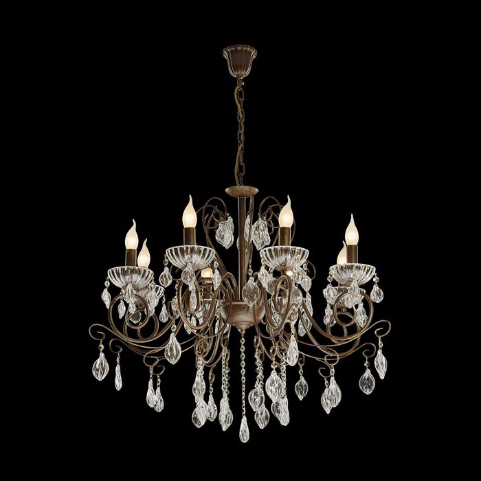 Люстра "Георг" 5 ламп 60W Е14 бронза