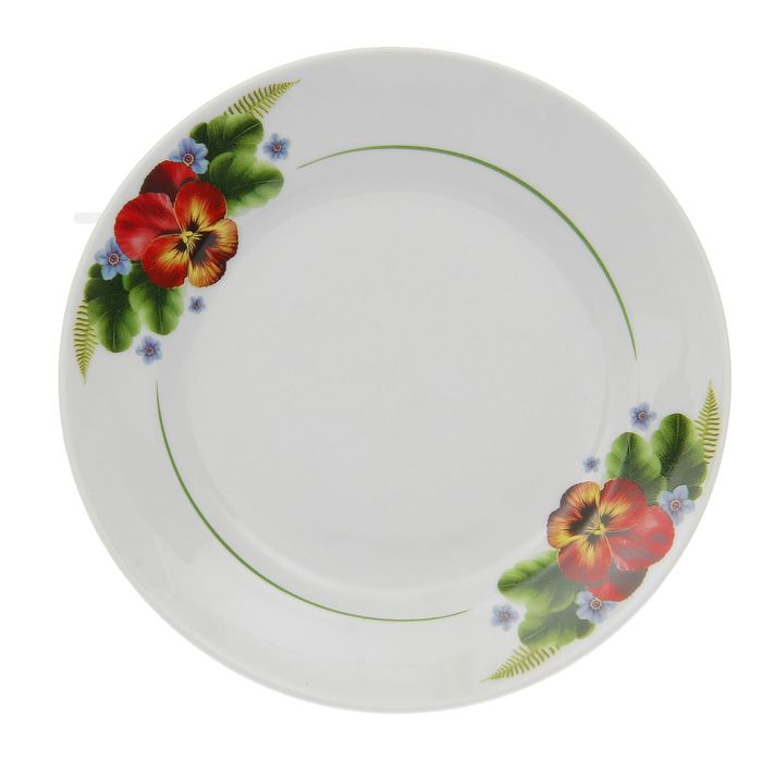 Тарелка мелкая 17 см "Идиллия. Фиалка"