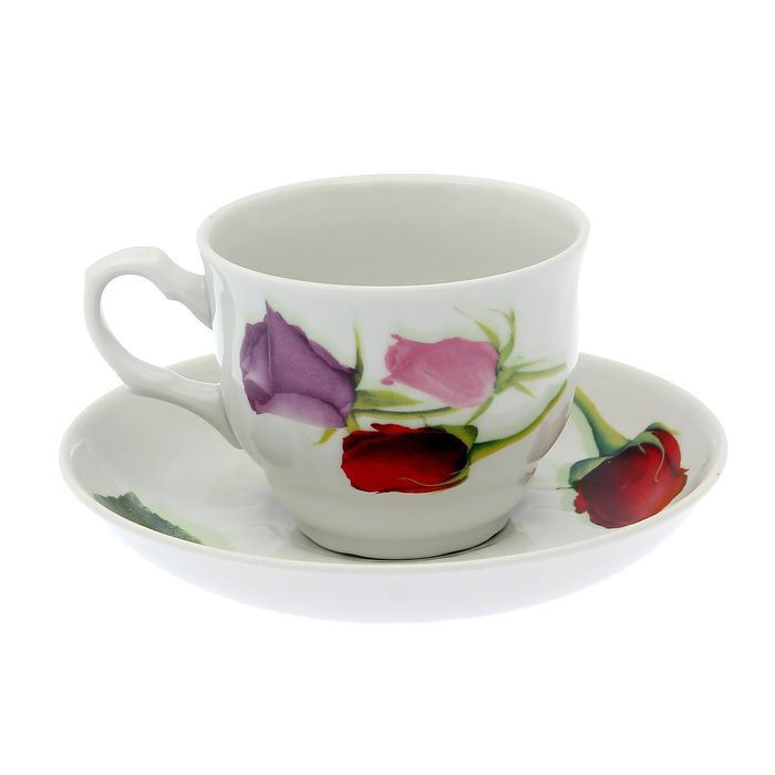 Набор столовой посуды "Идиллия. Королева цветов", 60 предметов