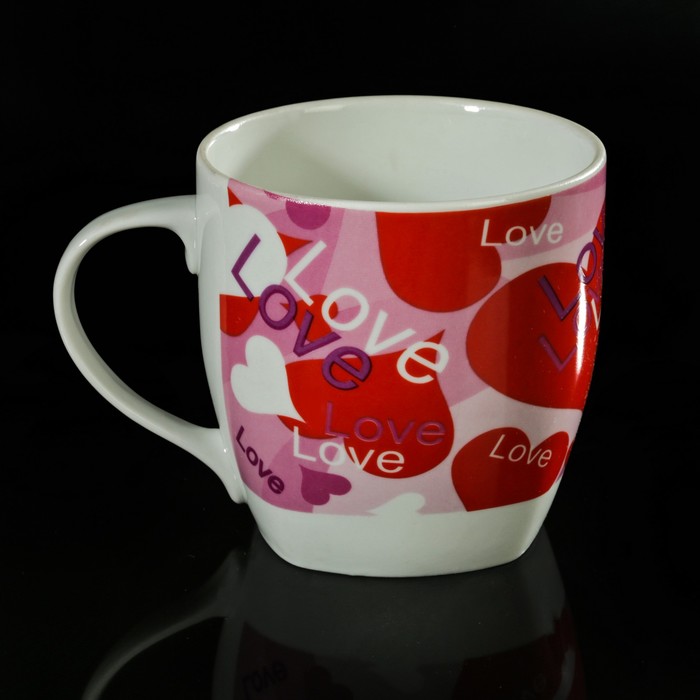 Кружка 400 мл, "Квадро. Праздничный", рисунок МИКС