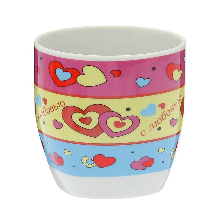 Кружка 400 мл, "Квадро. Праздничный", рисунок МИКС