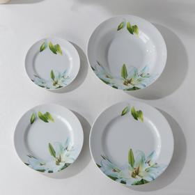 Сервиз столовый «Идиллия. Цветущая лилия», 36 предметов, 4 вида тарелок от Сима-ленд