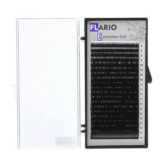 Ресницы для наращивания, 8-14мм, толщина 0,15мм, изгиб С