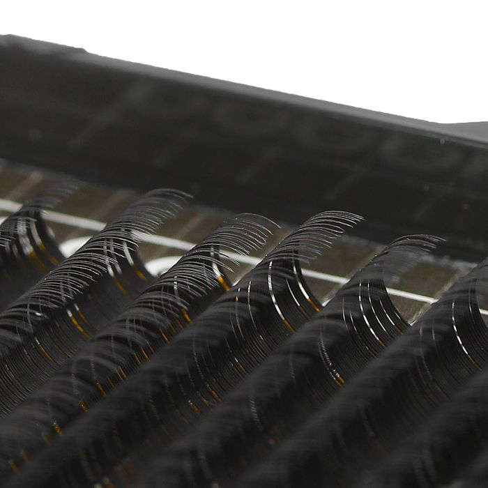 Ресницы для наращивания, 8-14мм, толщина 0,15мм, изгиб С