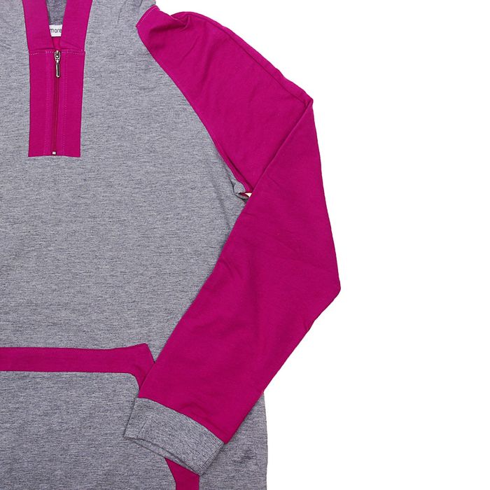 Толстовка женская с капюшоном IFD253c012 Fiordaliso, цвет фуксия, р-р 42 (2)