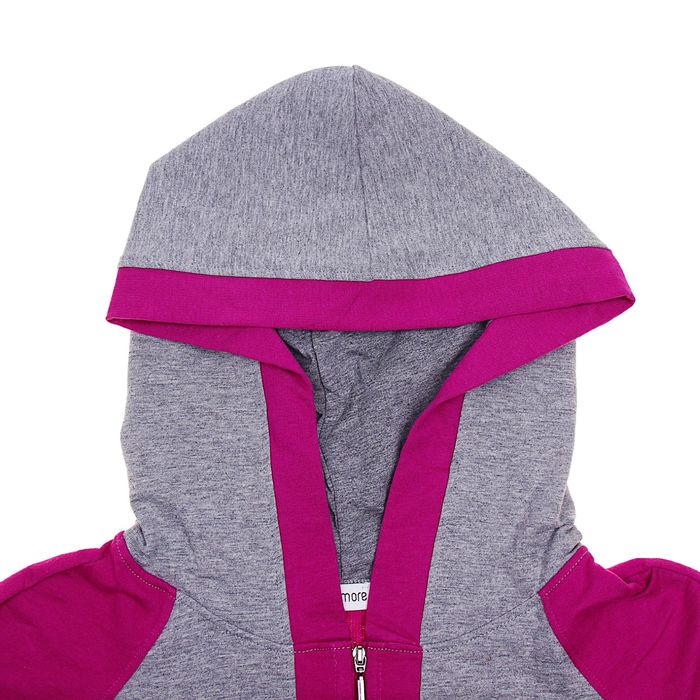 Толстовка женская с капюшоном IFD253c012 Fiordaliso, цвет фуксия, р-р 46 (4)
