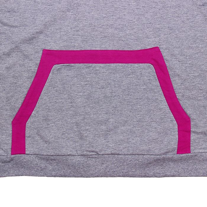 Толстовка женская с капюшоном IFD253c012 Fiordaliso, цвет фуксия, р-р 46 (4)