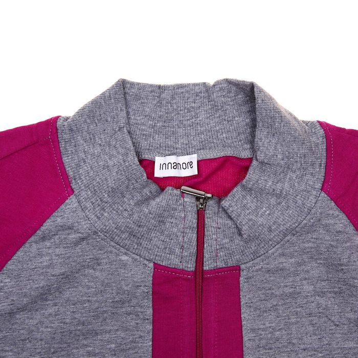 Толстовка женская на молнии IFD652c012 Fiordaliso, цвет фуксия, р-р 42 (2)