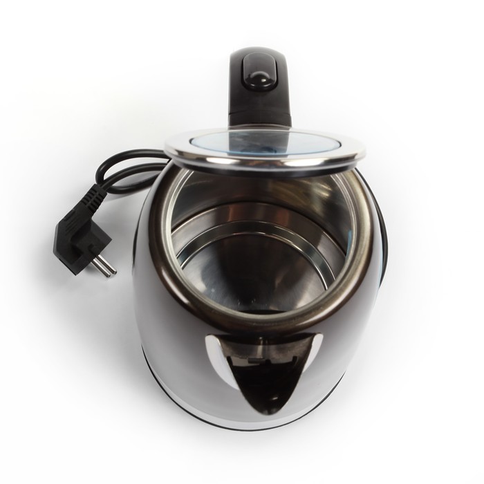 Чайник электрический Scarlett SC-EK21S39, 2200 Вт, 1.7 л, коричневый