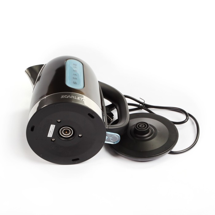 Чайник электрический Scarlett SC-EK21S39, 2200 Вт, 1.7 л, коричневый