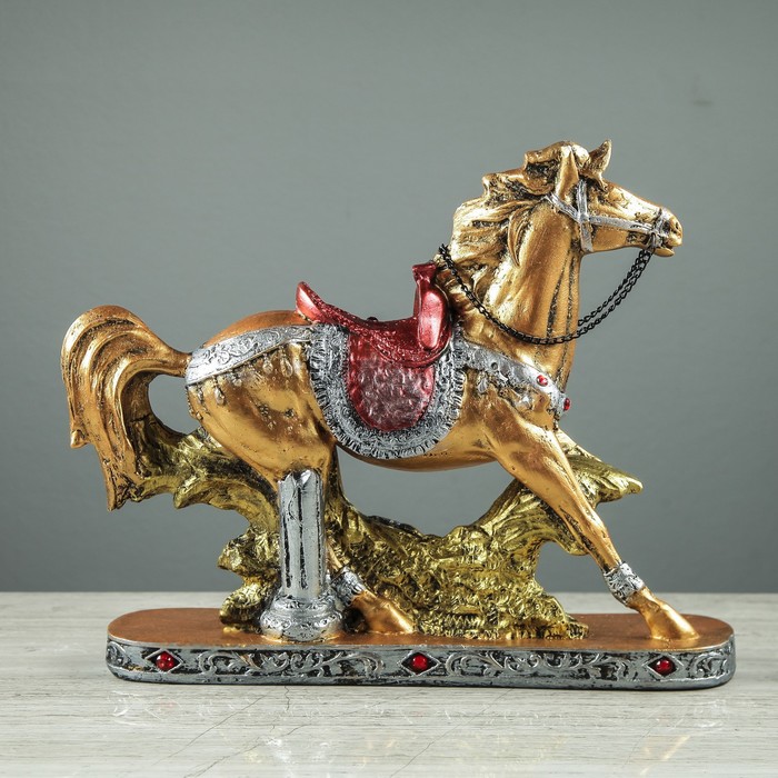 Сувенир &quot;Лошадь&quot; бегущая, стразы