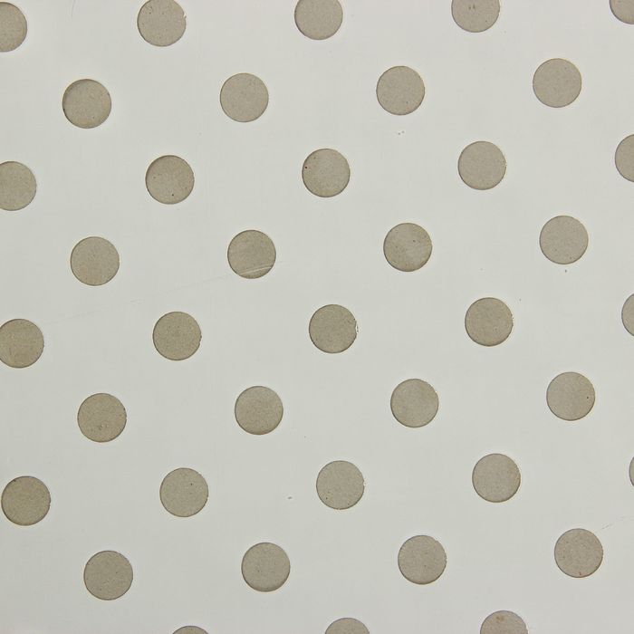 Плёнка для цветов и подарков "Горошины", белая, 0,5 х 9 м, 30 мкм