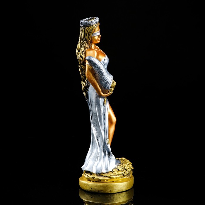 Сувенир "Фортуна" серебряное платье