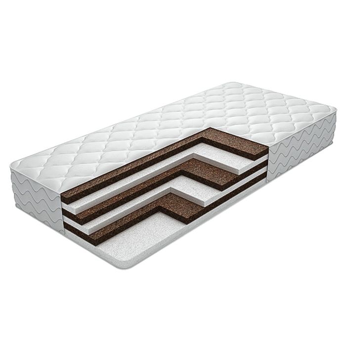 Матрас «Десерт со струттофайбером», размер 200х200 см, высота 18 см, чехол жаккард