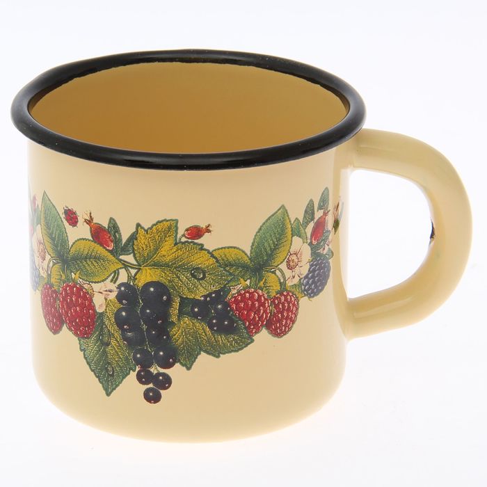 Кружка 250 мл "Компот", цвет кремовый