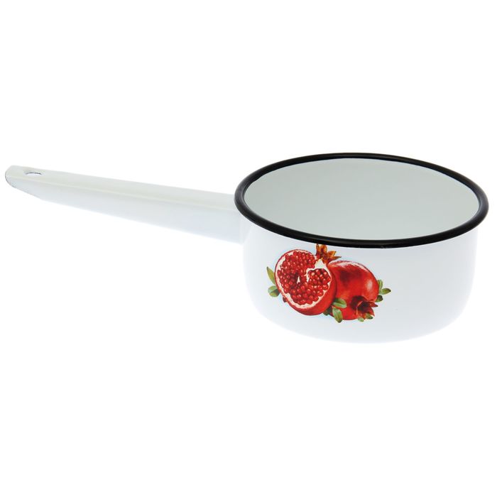 Ковш 1 л "Гранат", цвет белоснежный