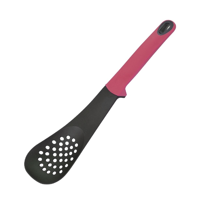 Лопатка с прорезями, нейлон, цветная ручка