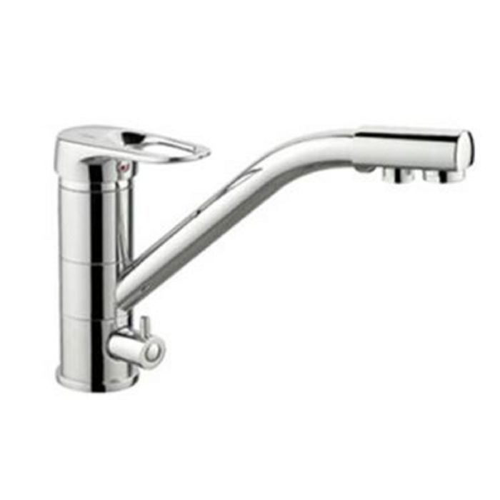 Смеситель для кухни Zigmund &amp; Shtain 1100, Нержавейка полированная