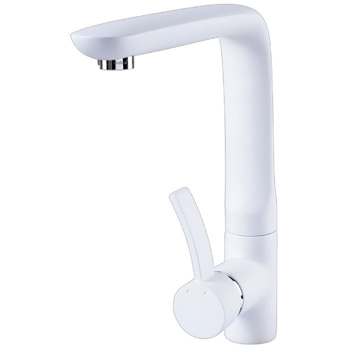 Смеситель для кухни Zigmund &amp; Shtain 0900, Белый жемчуг