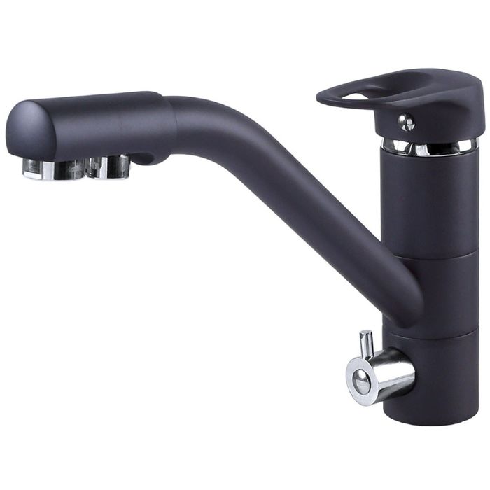 Смеситель для кухни Zigmund &amp; Shtain 1100, Чёрный базальт