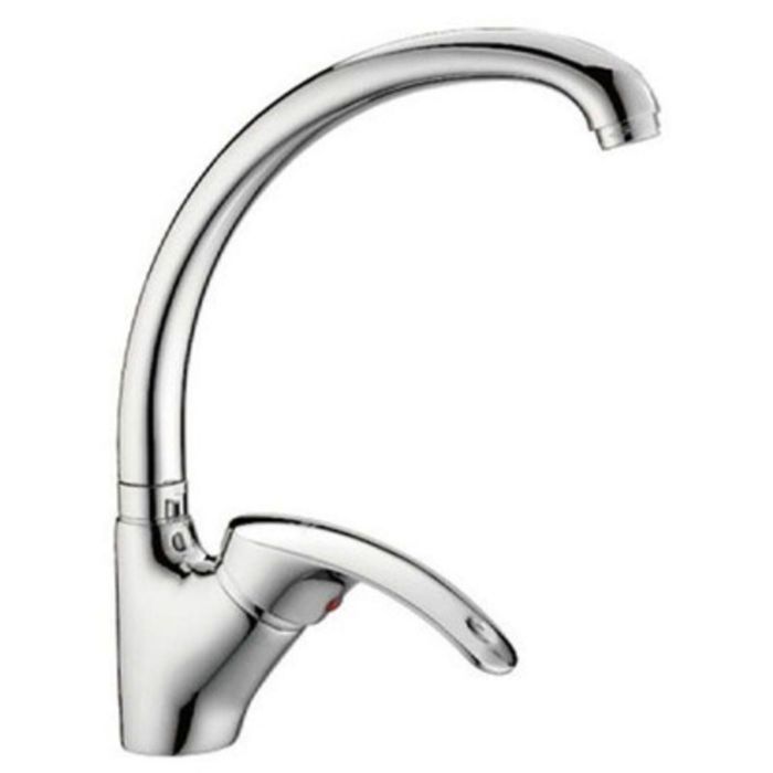 Смеситель для кухни Zigmund &amp; Shtain 0300, Нержавейка полированная