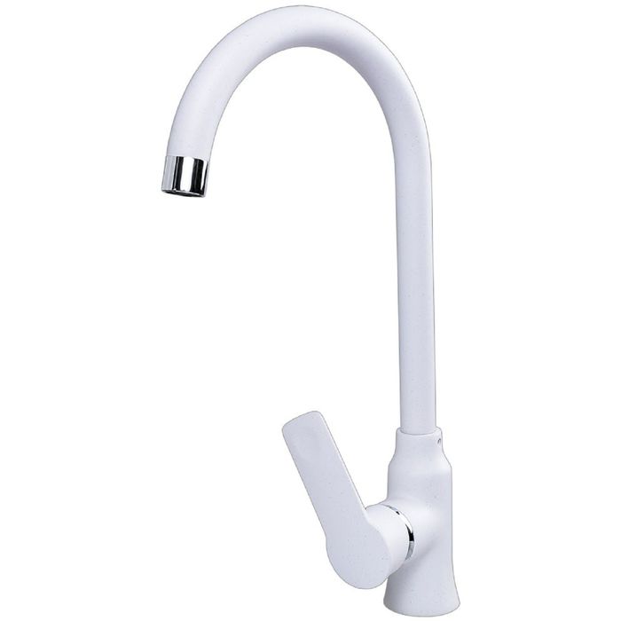 Смеситель для кухни Zigmund &amp; Shtain 0400, Белый жемчуг