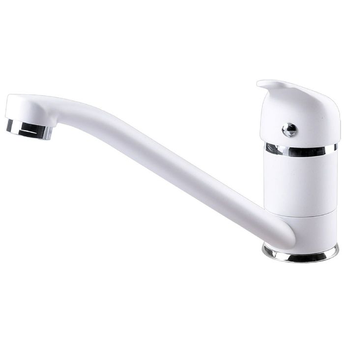 Смеситель для кухни Zigmund &amp; Shtain 0200, Белый жемчуг