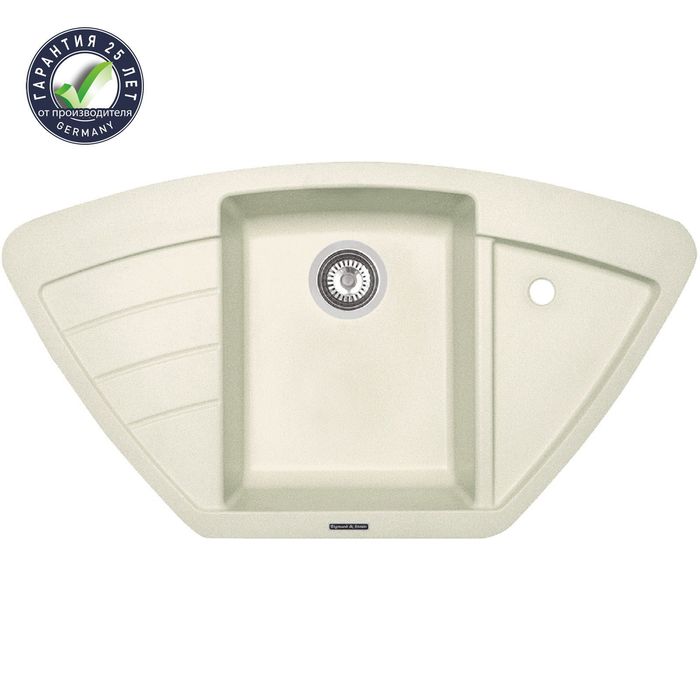 Мойки кухонные из камня Zigmund & Shtain ECKIG 900, каменная соль