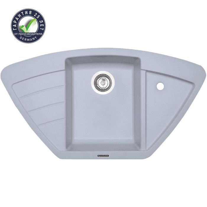 Мойки кухонные из камня Zigmund & Shtain ECKIG 900, млечный путь