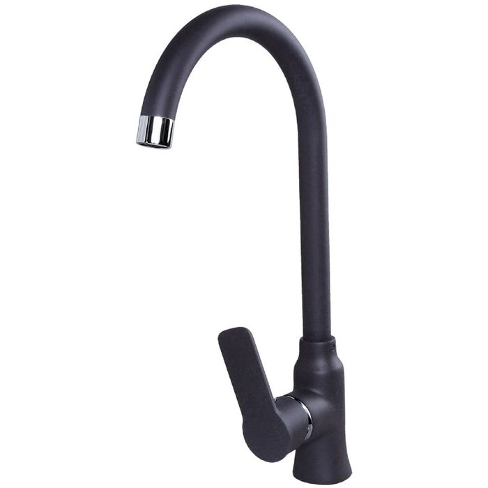 Смеситель для кухни Zigmund &amp; Shtain 0400, Чёрный базальт