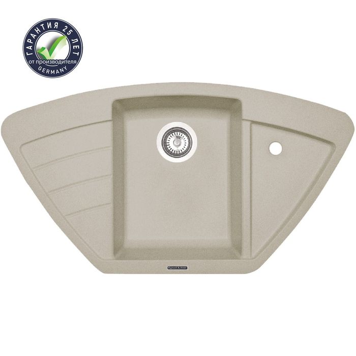 Мойки кухонные из камня Zigmund & Shtain ECKIG 900, осенняя трава