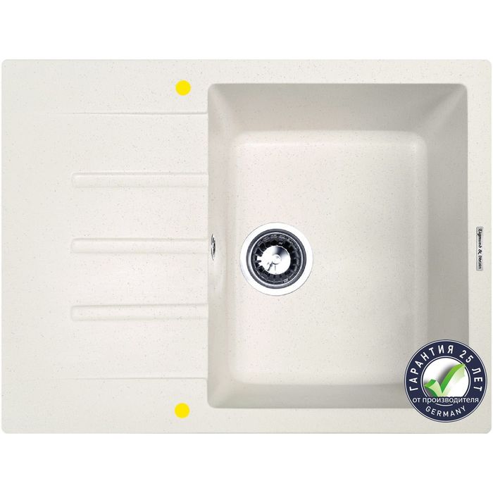 Мойки кухонные из камня Zigmund & Shtain RECHTECK 775, каменная соль