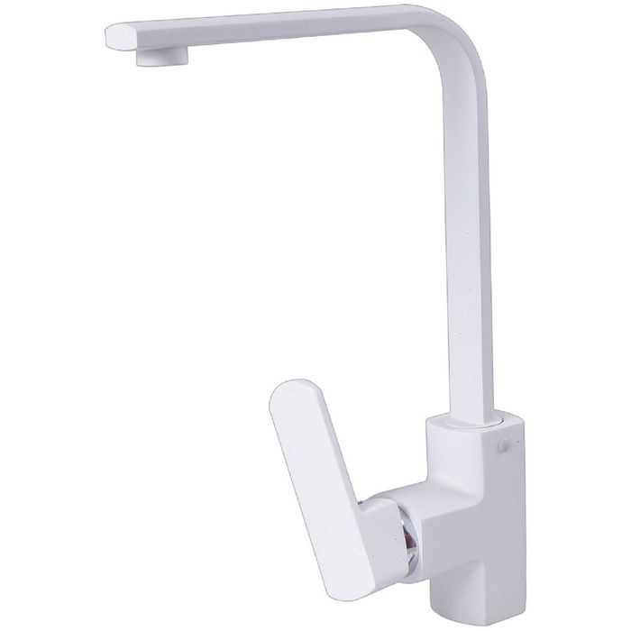 Смеситель для кухни Zigmund &amp; Shtain 0600, Белый жемчуг