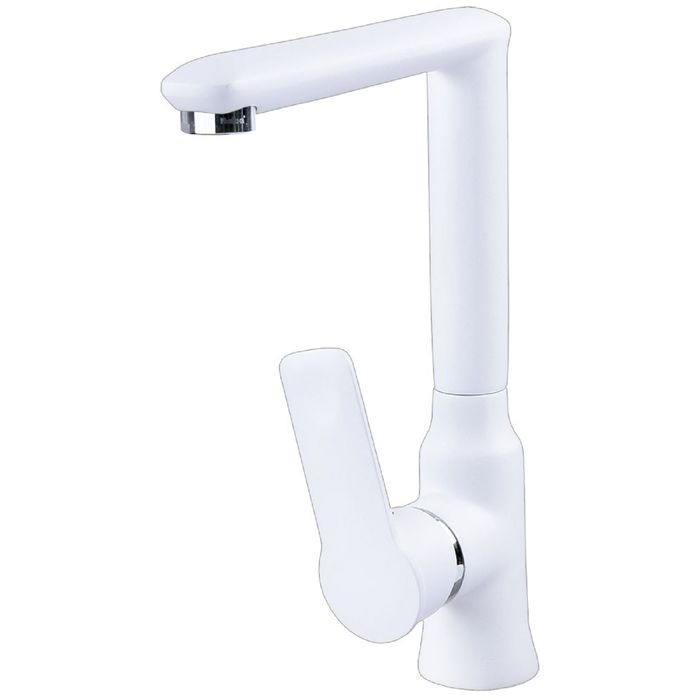 Смеситель для кухни Zigmund &amp; Shtain 0700, Белый жемчуг