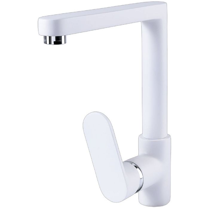 Смеситель для кухни Zigmund &amp; Shtain 0800, Белый жемчуг