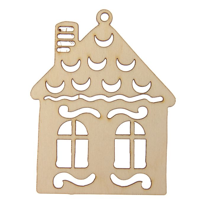 Ёлочное украшение для декора "Домик"